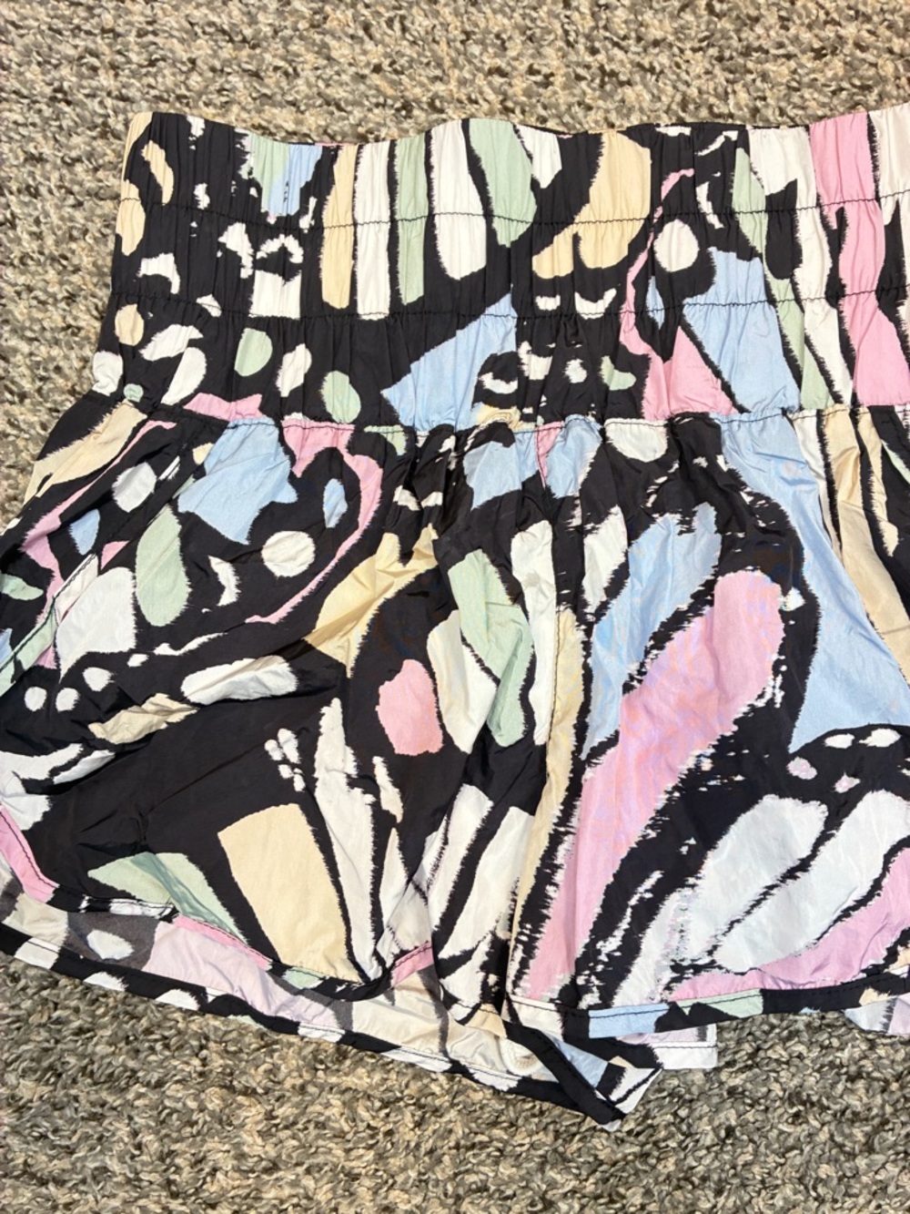 Free People Movement Way Home Butterfly Print Shorts - Picture 5 of 12